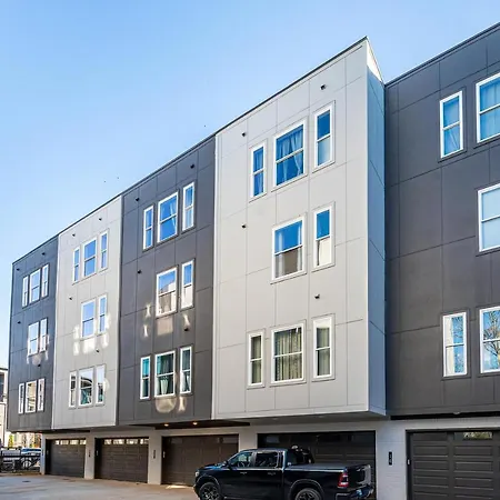 Balcony With K-Bed Atl City Downtown Gated Townhome 456#10